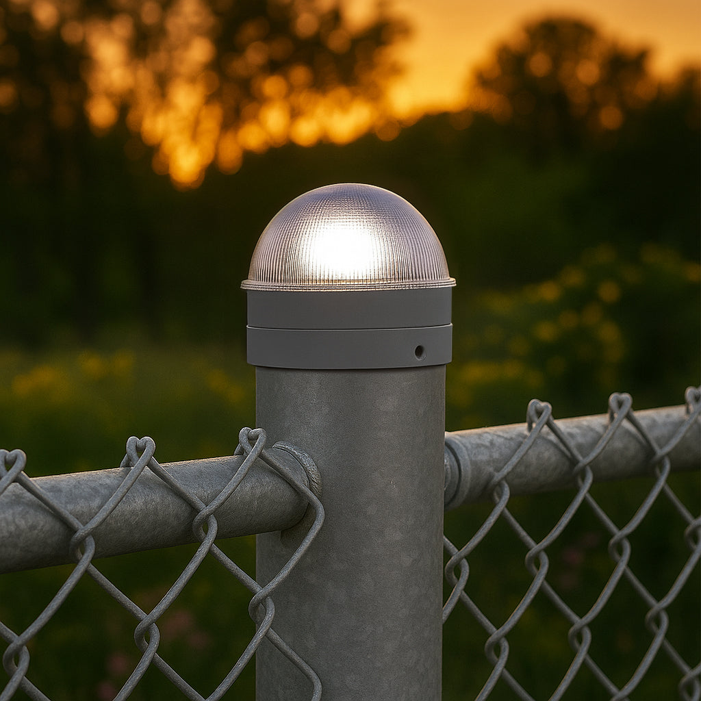Summit Solar Post Cap - Silver