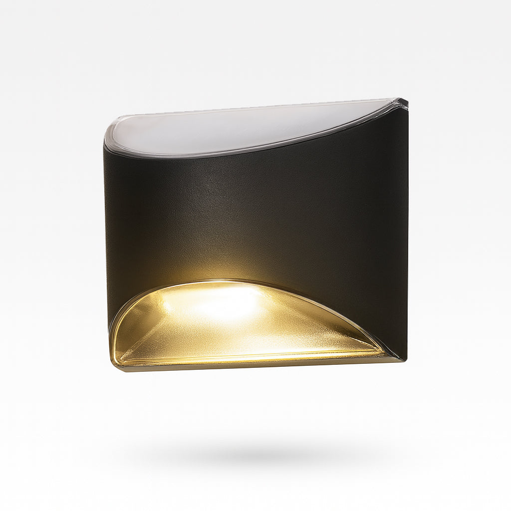 Black Stainless Steel Deck & Wall Light