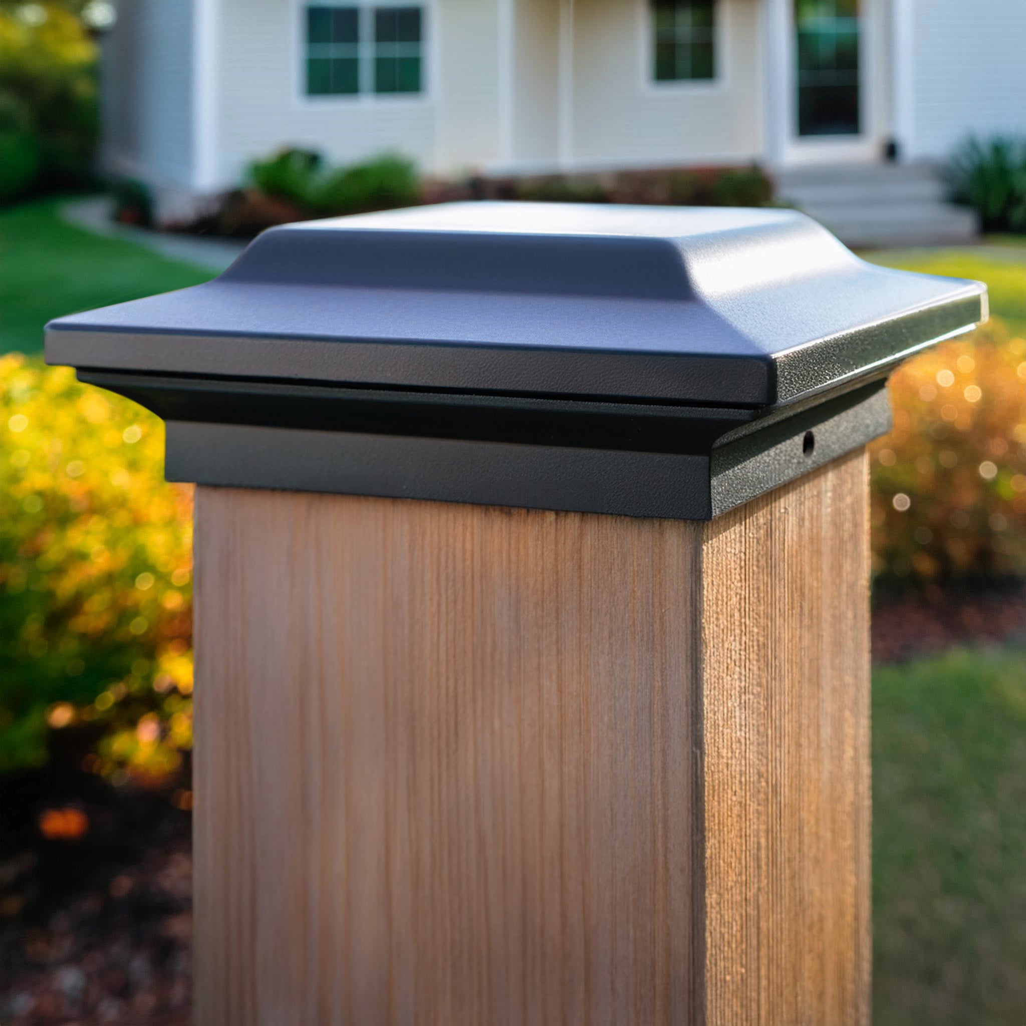 4x4 Aluminum Post Cap - Black