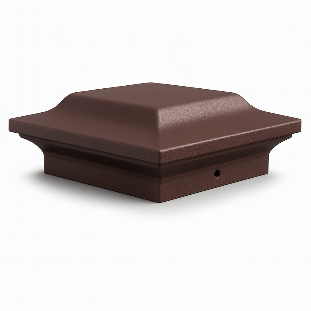 4x4 Aluminum Post Cap - Brown