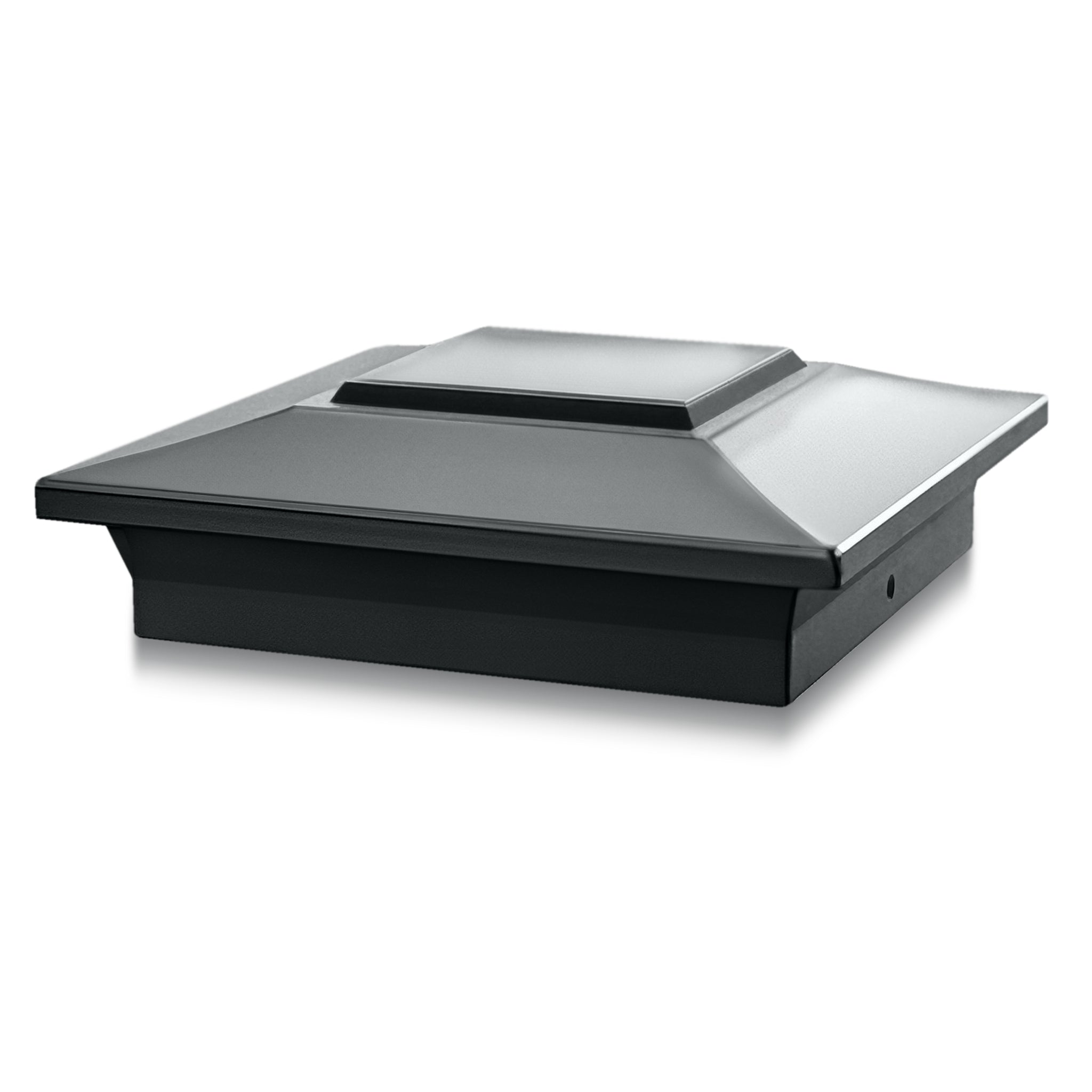 6x6 Aluminum Post Cap - Black