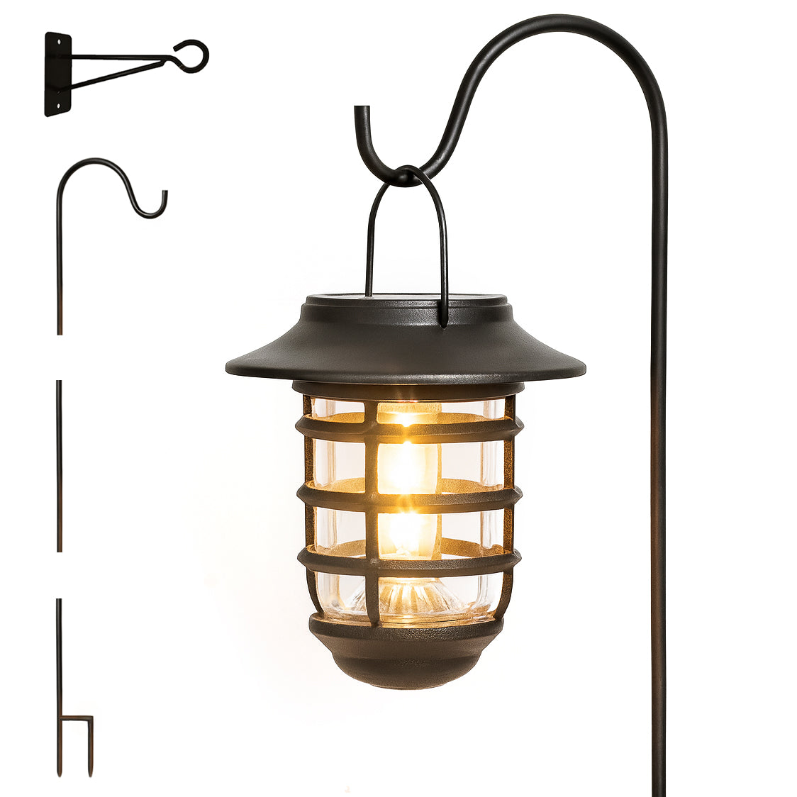 Black Aluminum Nottingham Hanging Coach Light