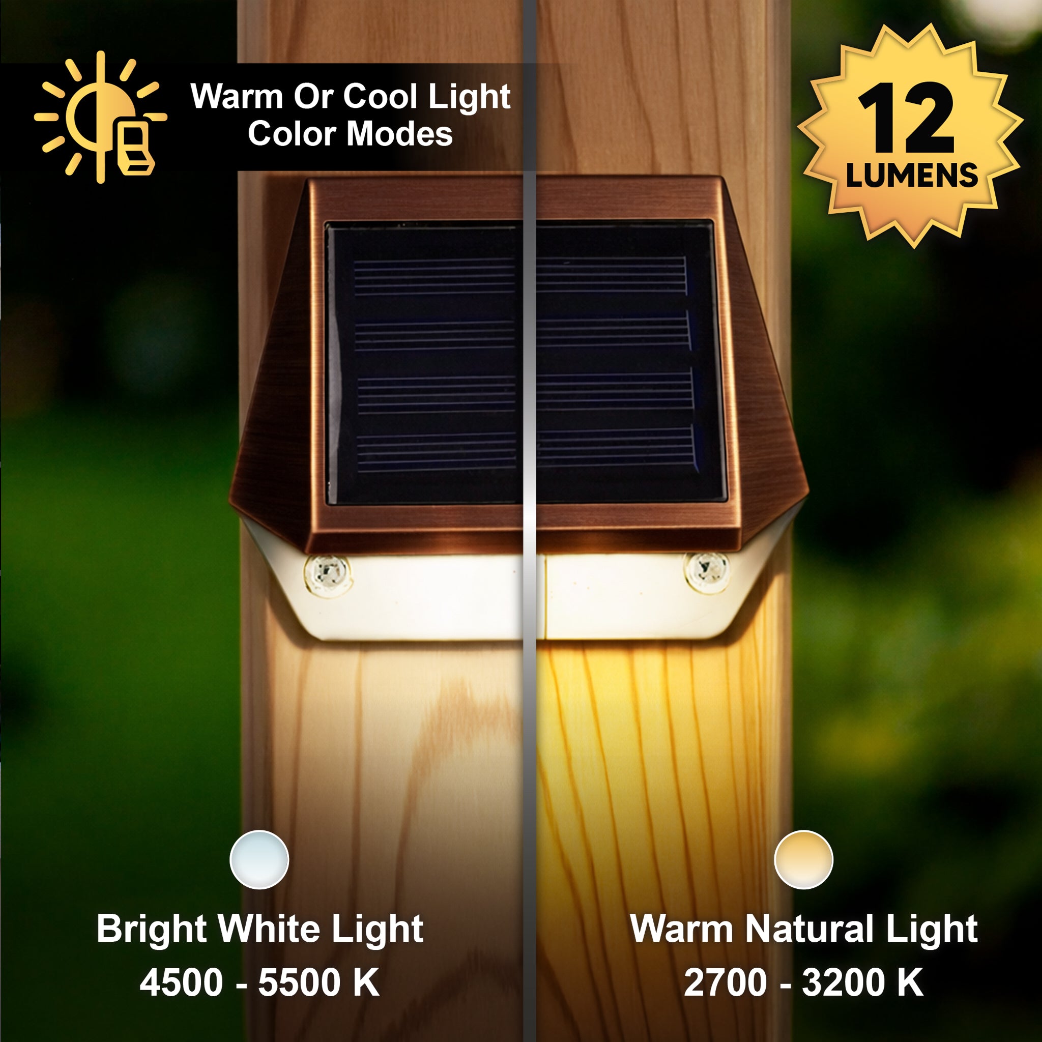 Copper Plated Deck & Wall Light