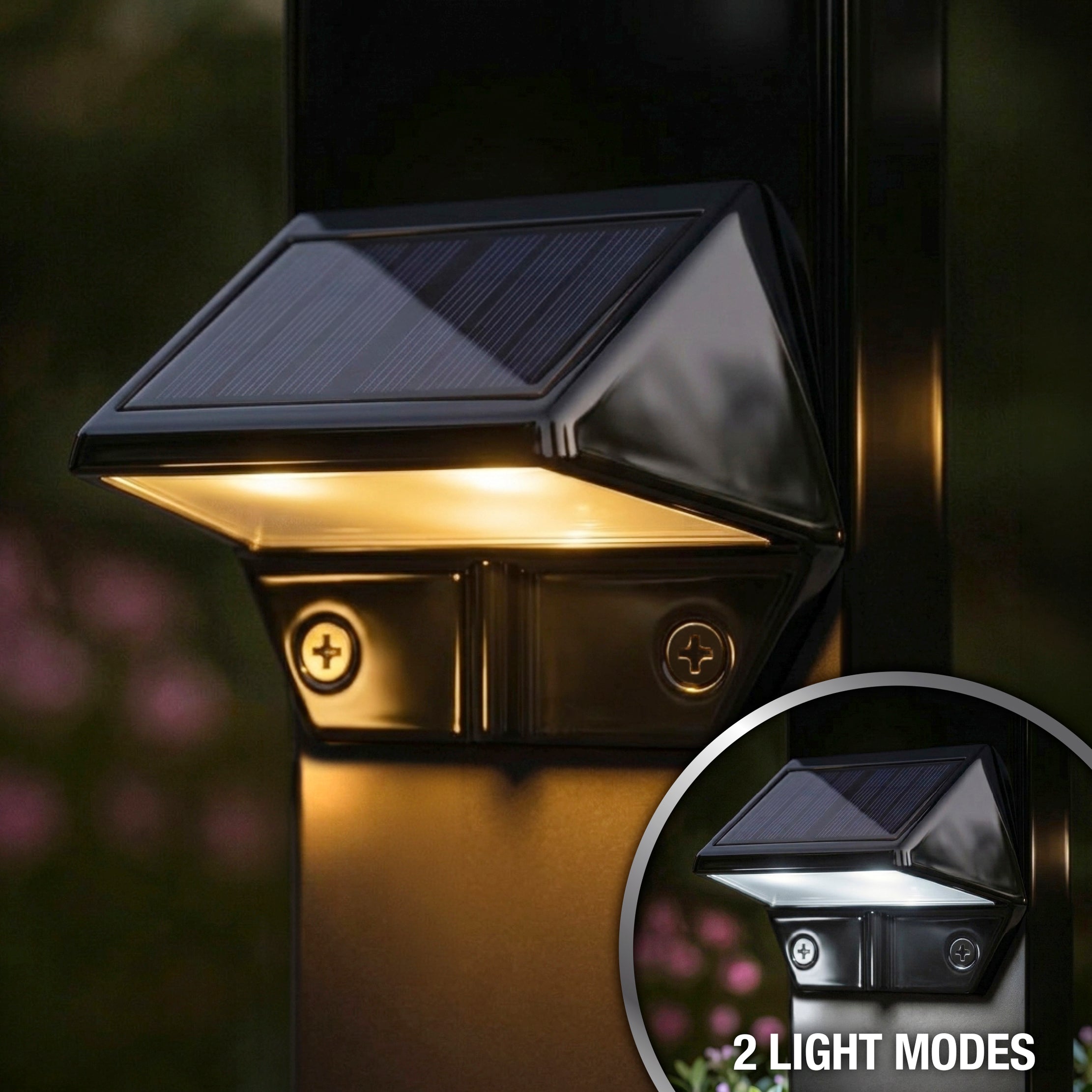 Black Aluminum Deck & Wall Light