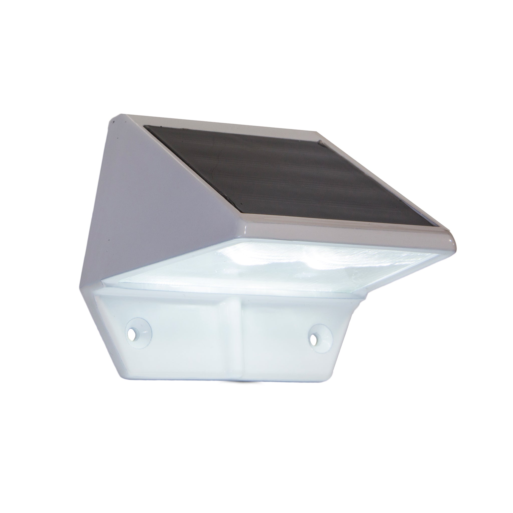 Aplique y cubierta de aluminio blanco