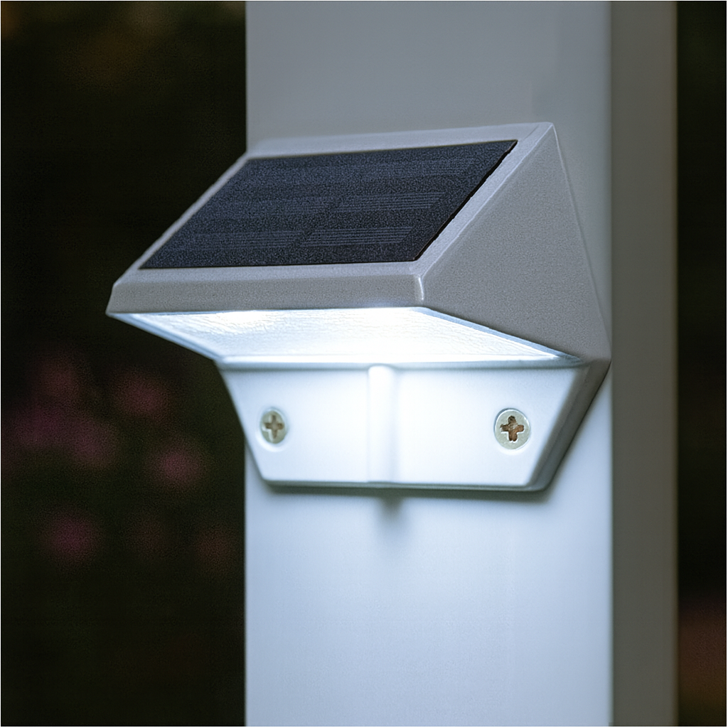 White Aluminum Deck & Wall Light