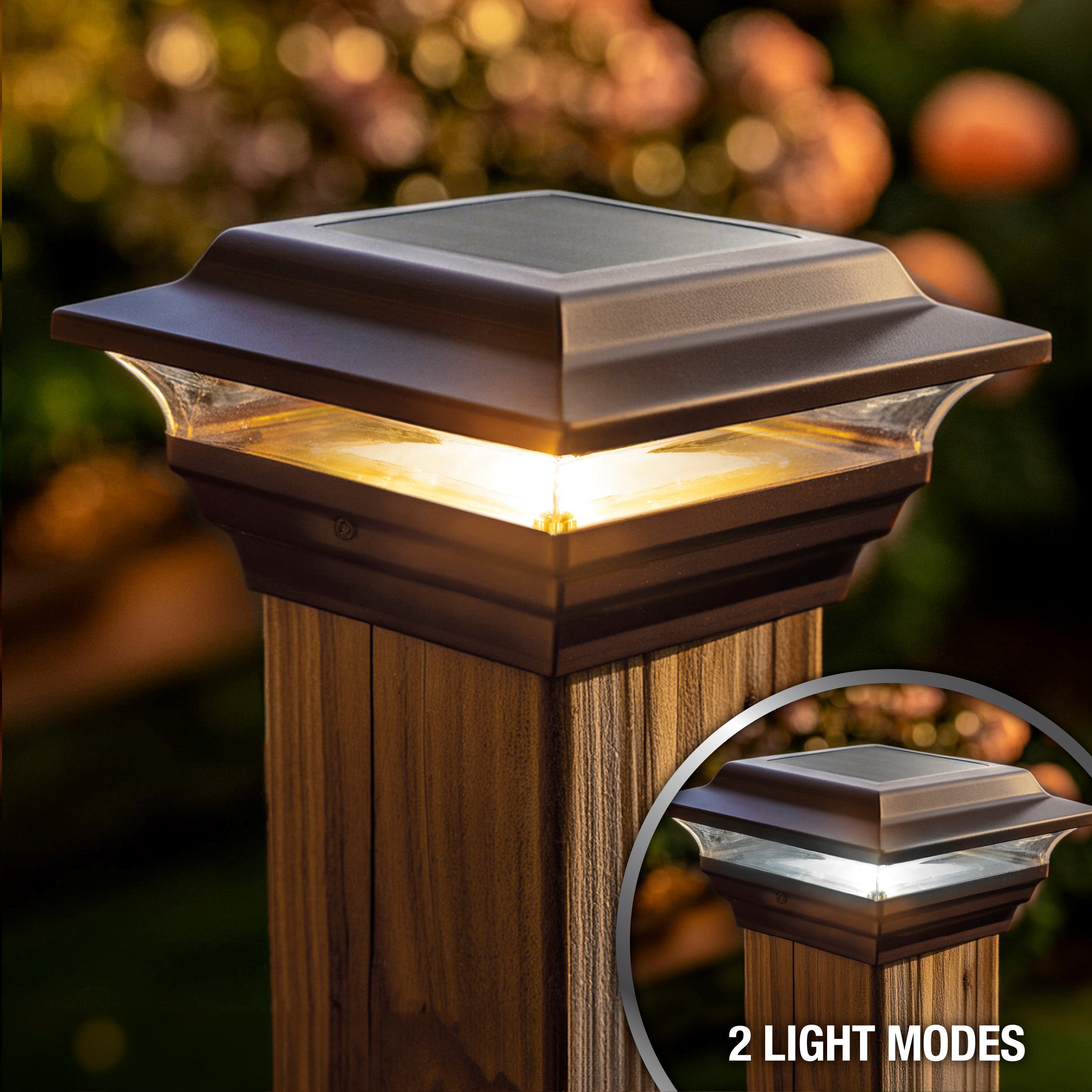 Tapa de poste solar imperial - Bronce SL211R