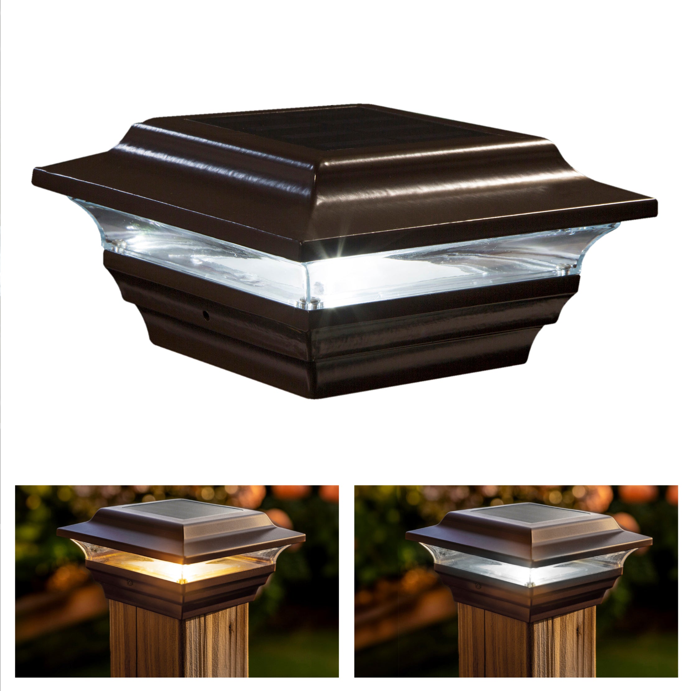 Tapa de poste solar imperial - Bronce SL211R