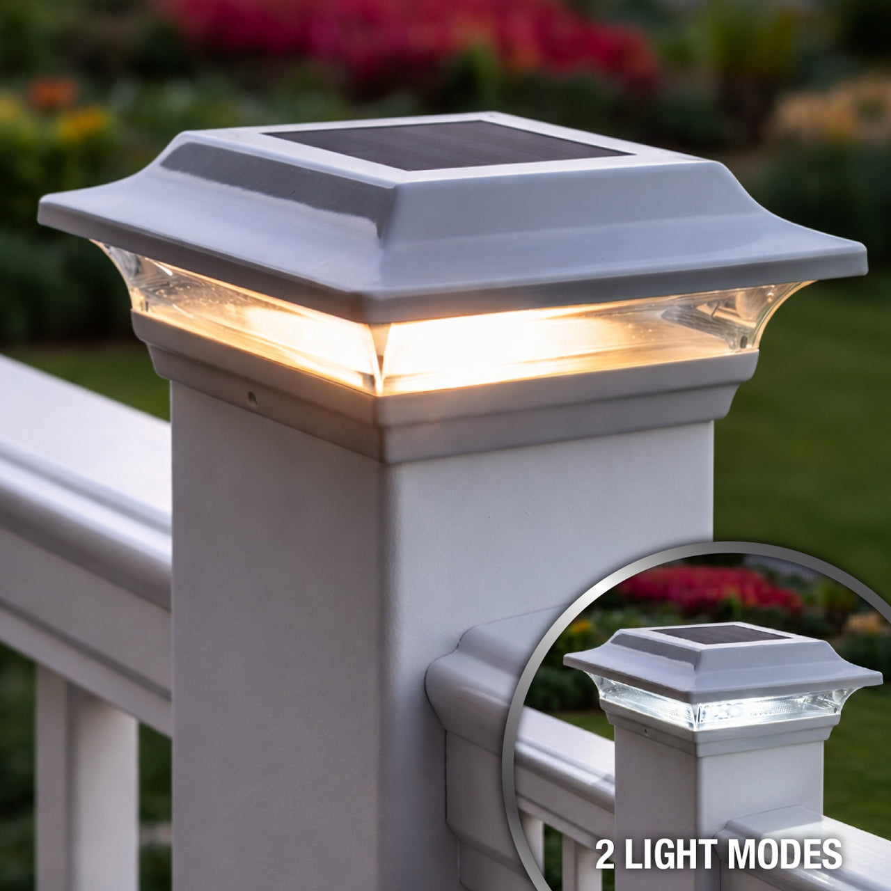 Imperial Solar Post Cap - White SL211W