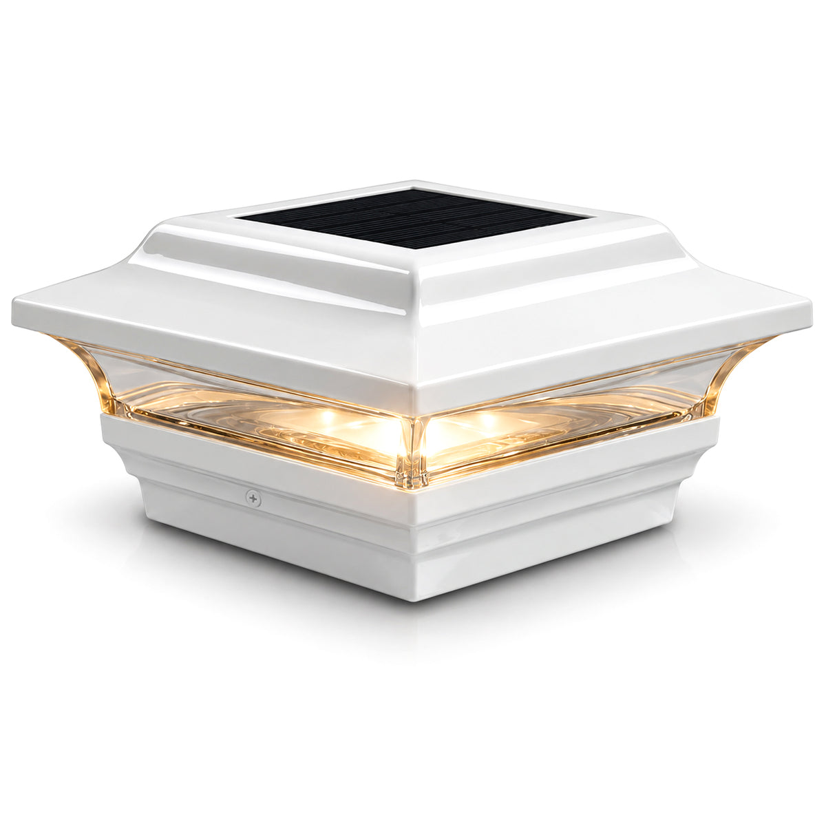 Capuchon de Poteau Solaire Impérial - Blanc SL211W