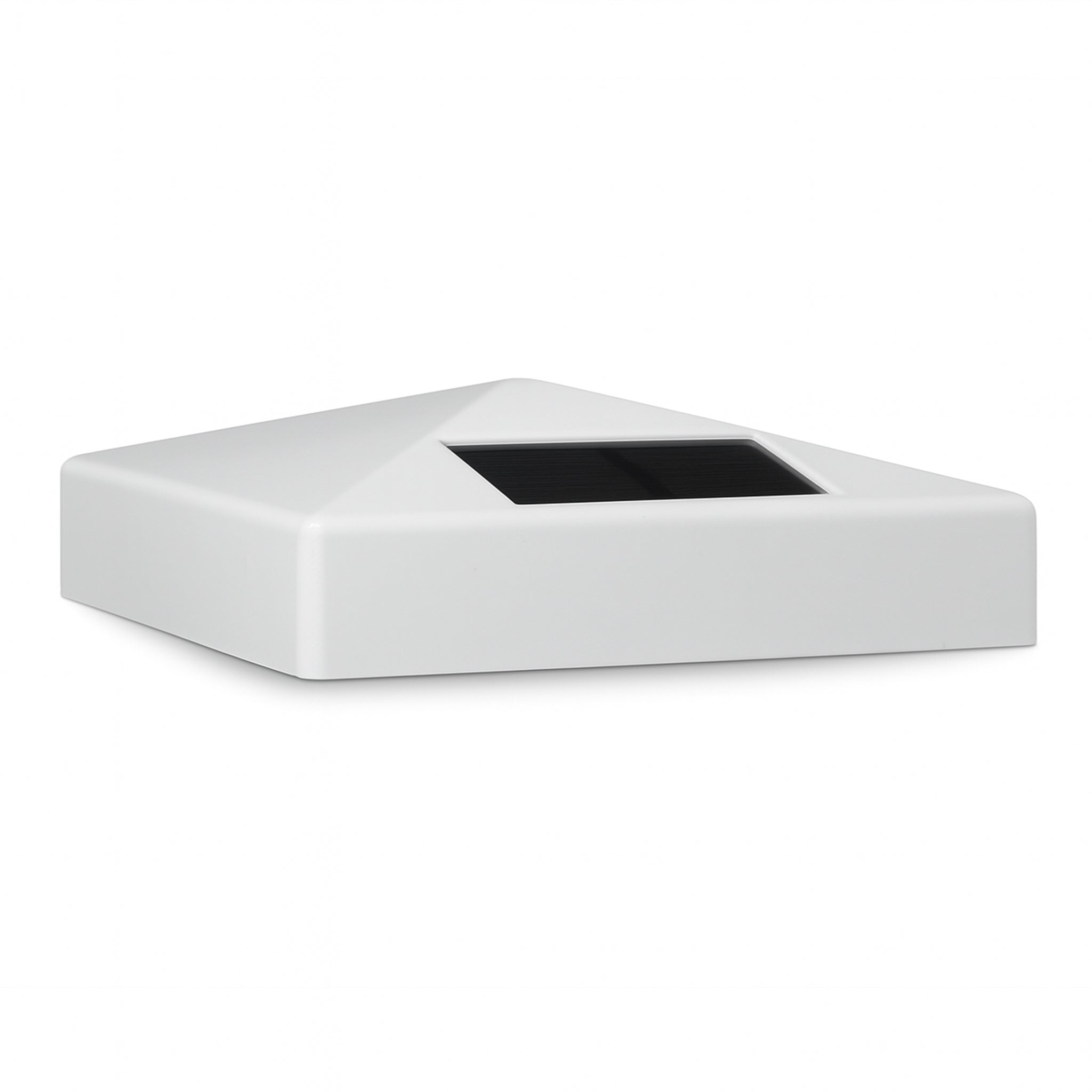 Pyramid Solar Post Cap - White 5x5