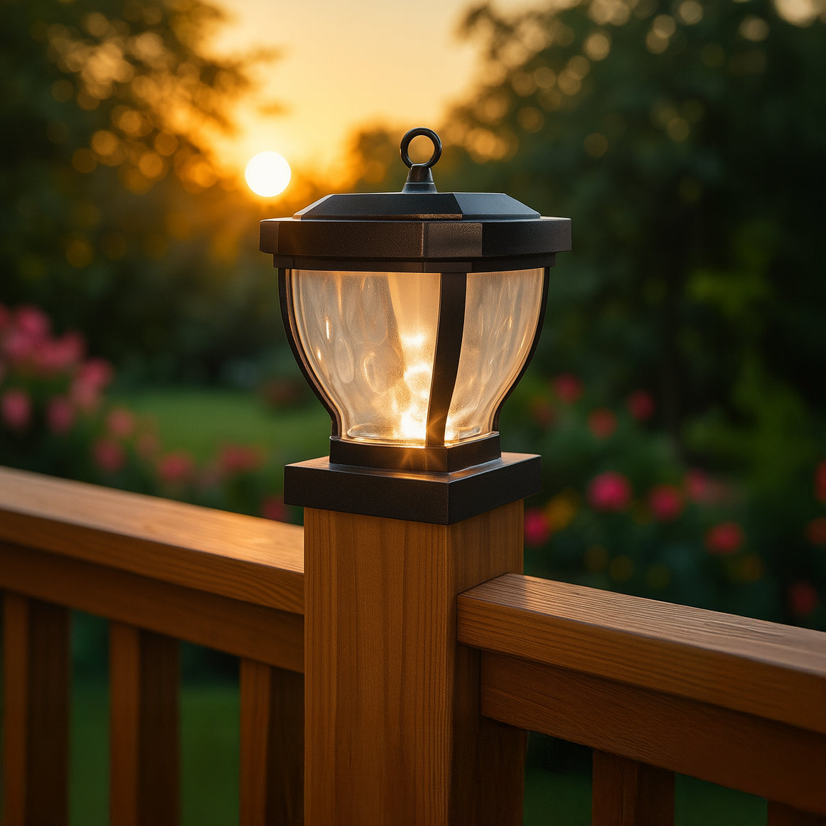 Manchester Solar Post Cap - Dark Bronze