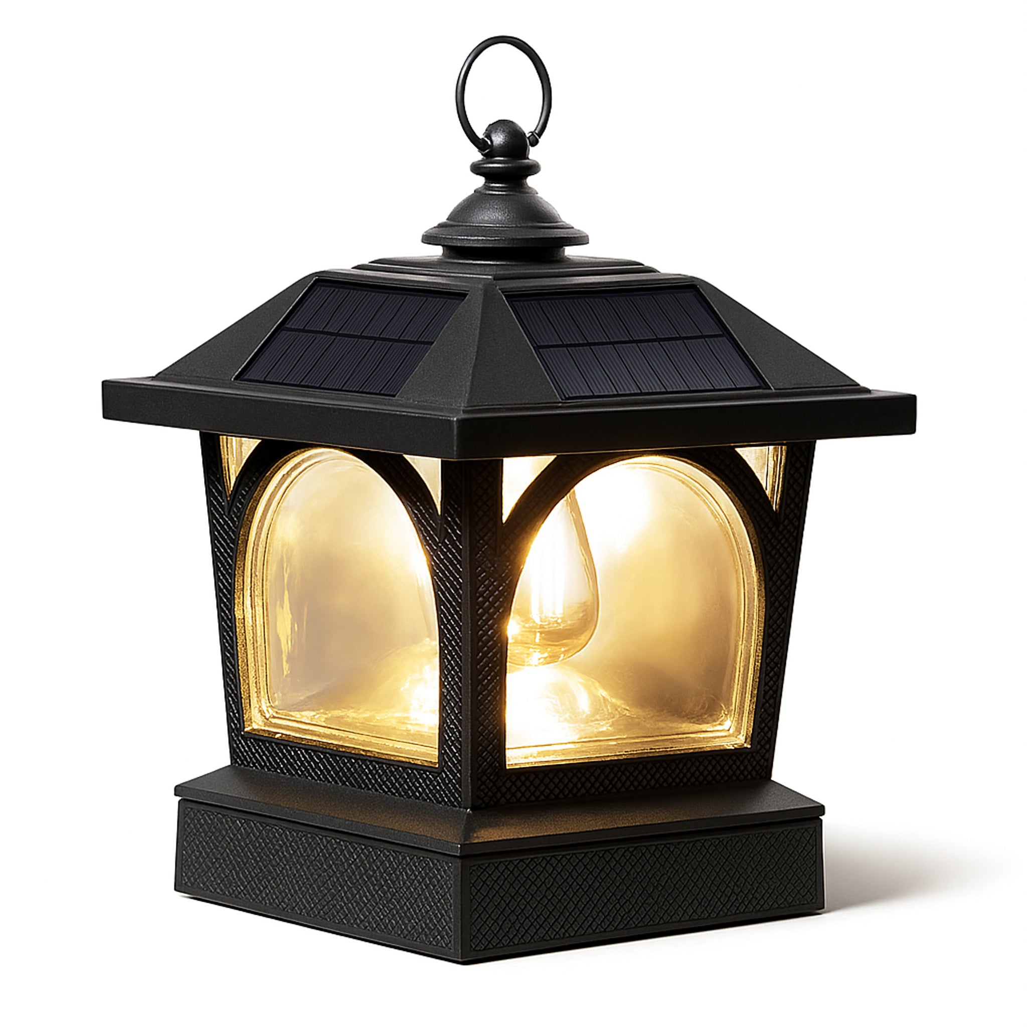 Edison Solar Table Lantern/Post Cap