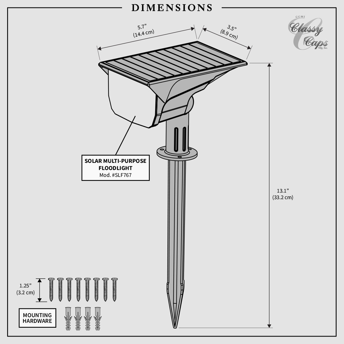 Foco solar de alto rendimiento