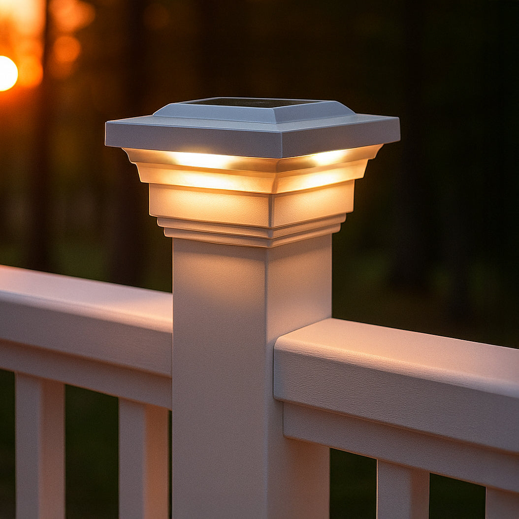 Regal Solar Post Cap - White