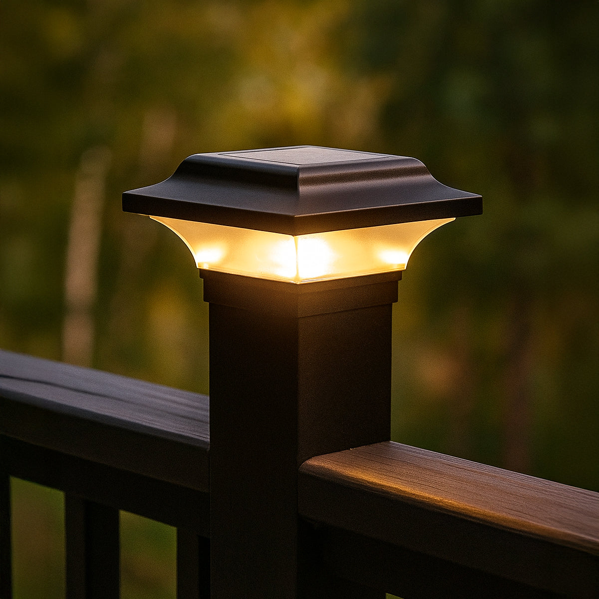 Imperial Solar Post Cap - Black SLO82B