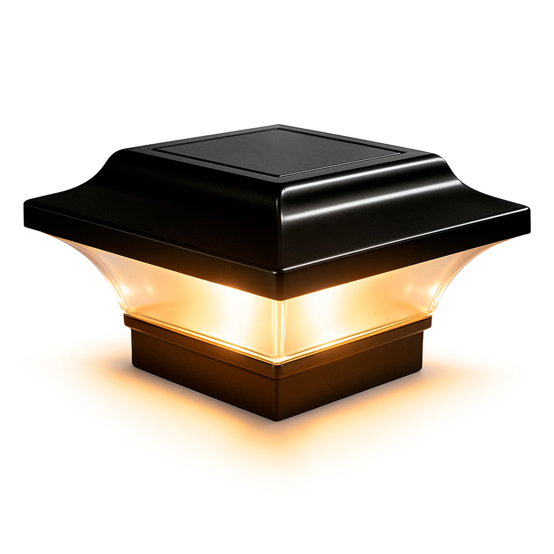 Capuchon de Poteau Solaire Impérial - Noir SLO82B