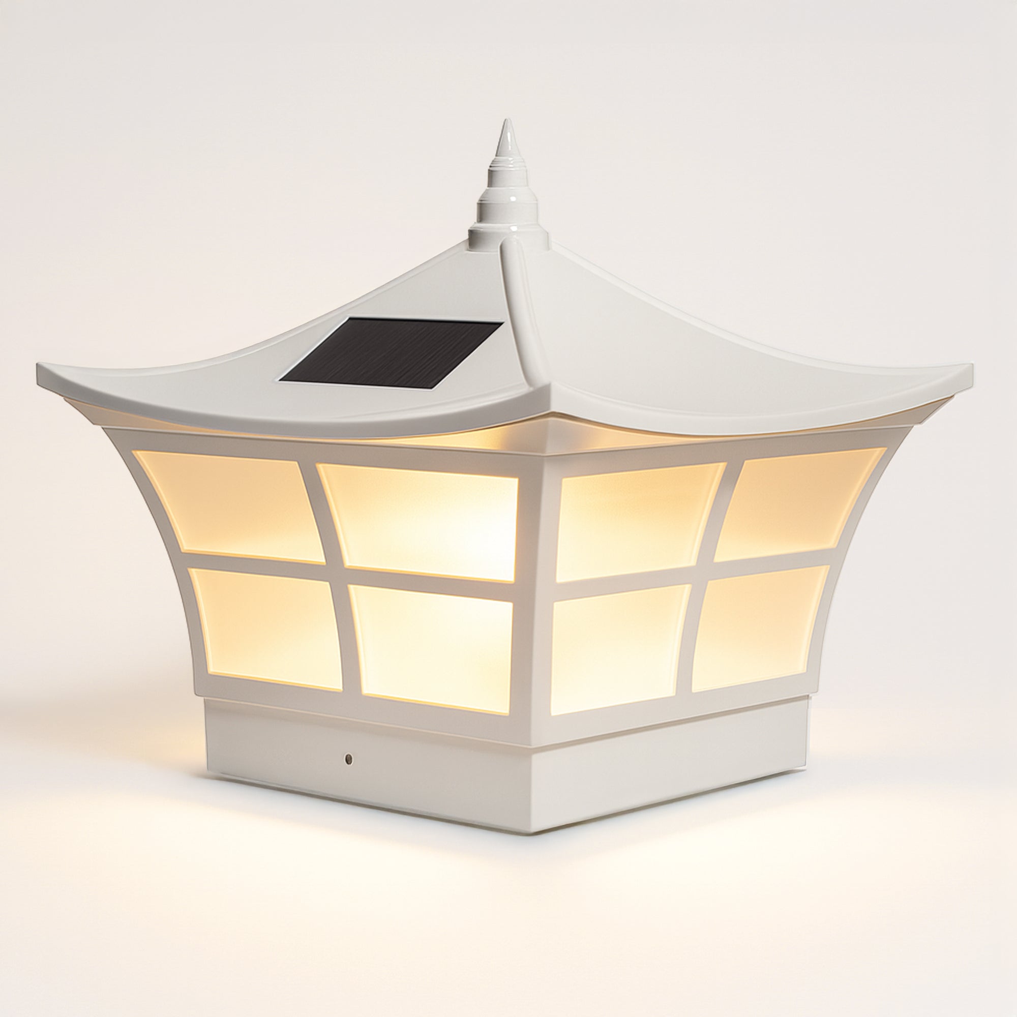 Ambience Solar Post Cap - White