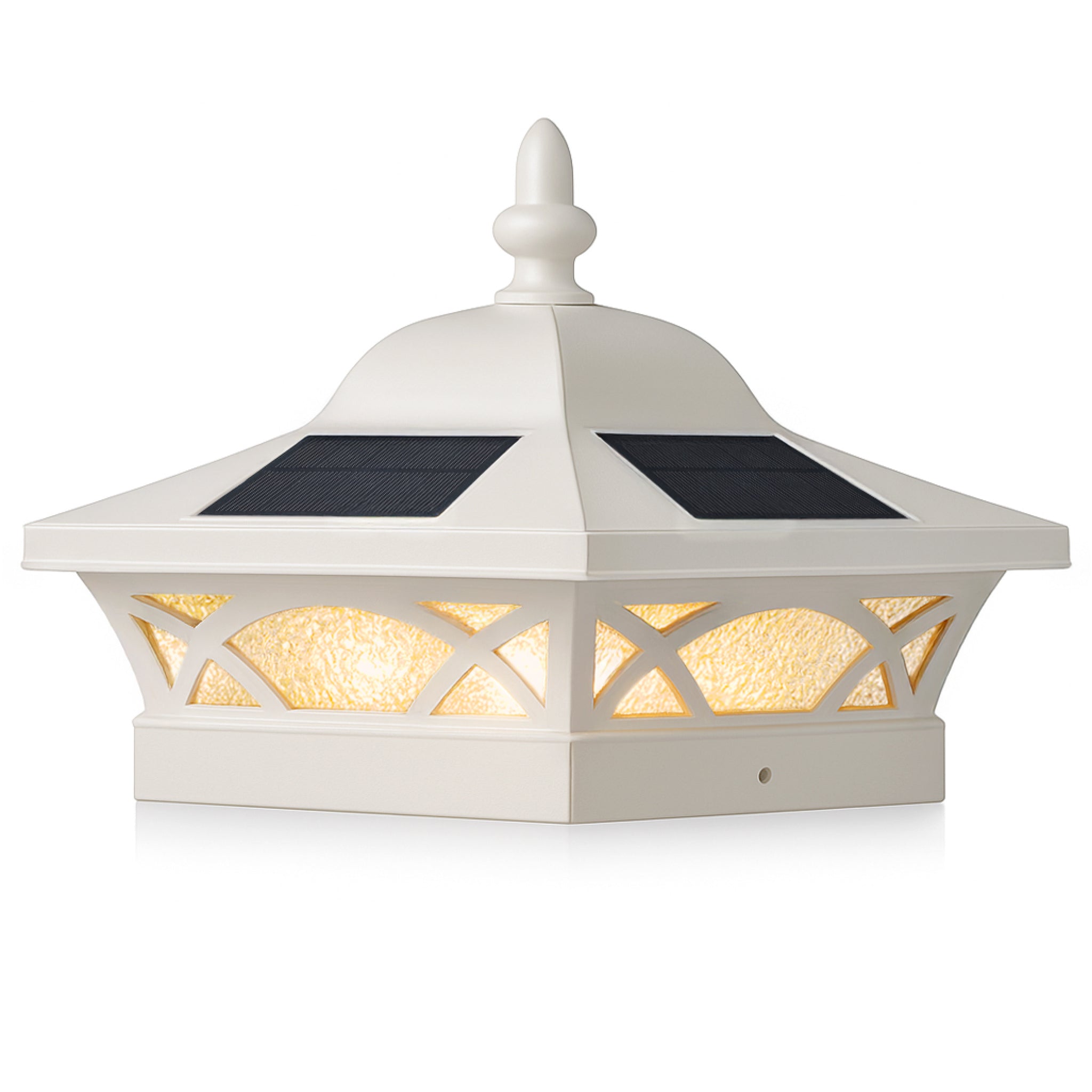 Coventry Solar Post Cap - White
