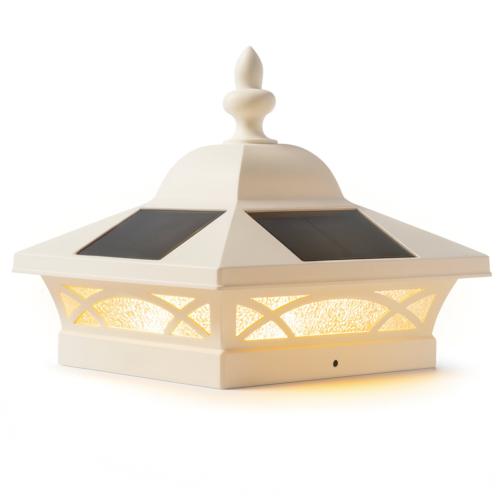 Coventry Solar Post Cap - White