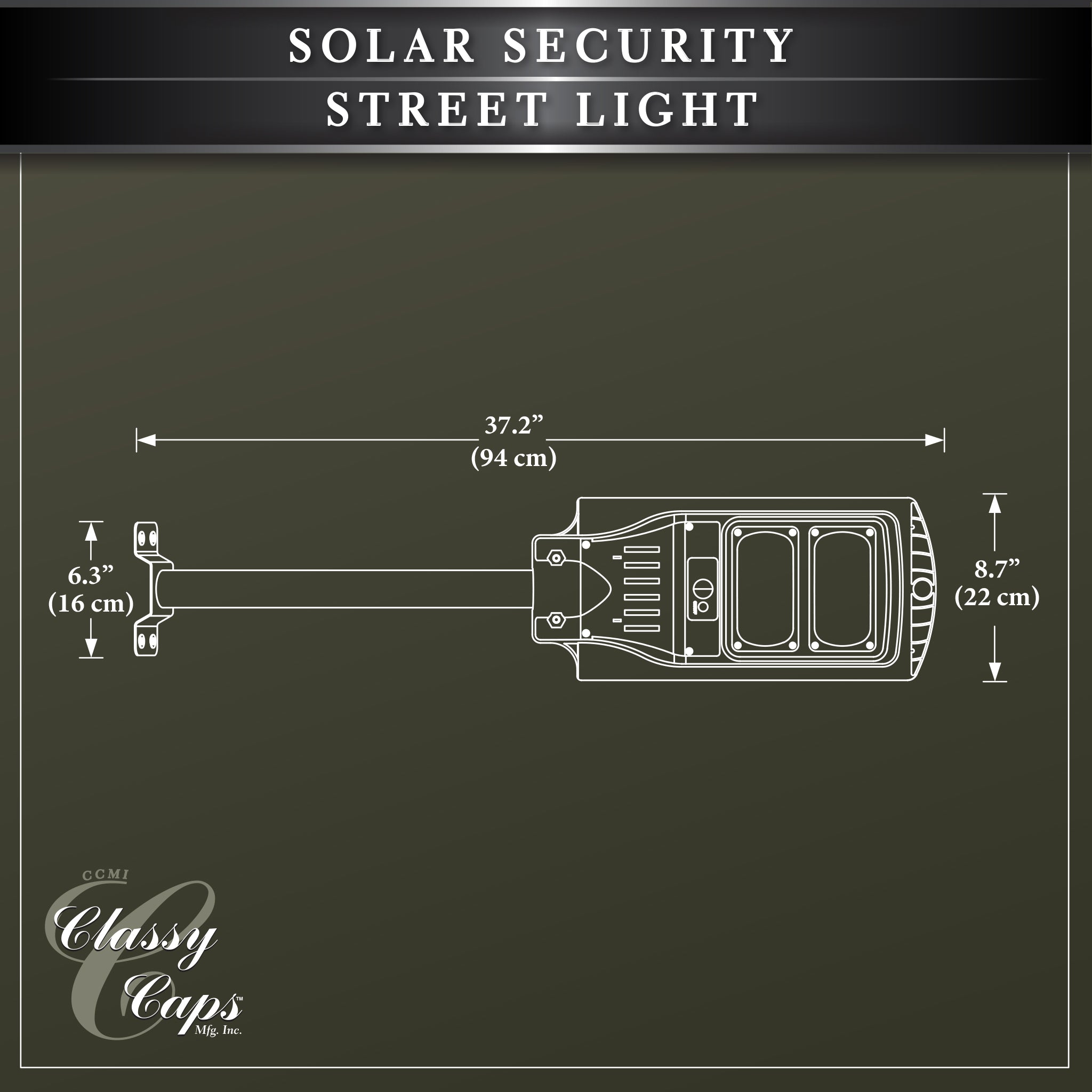 Solar Security Street Light