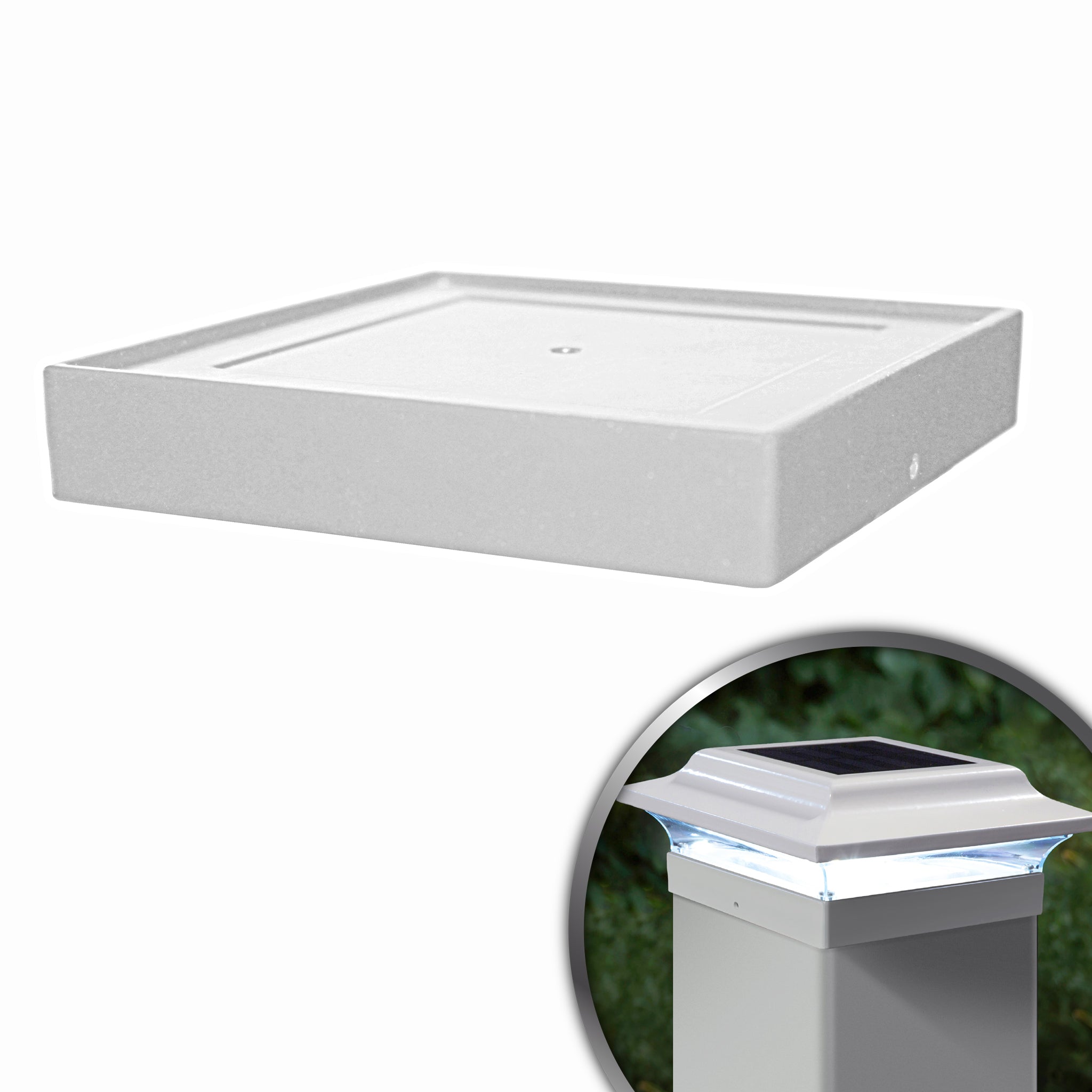 4.5x4.5 Base Imperial Aluminio - Blanco