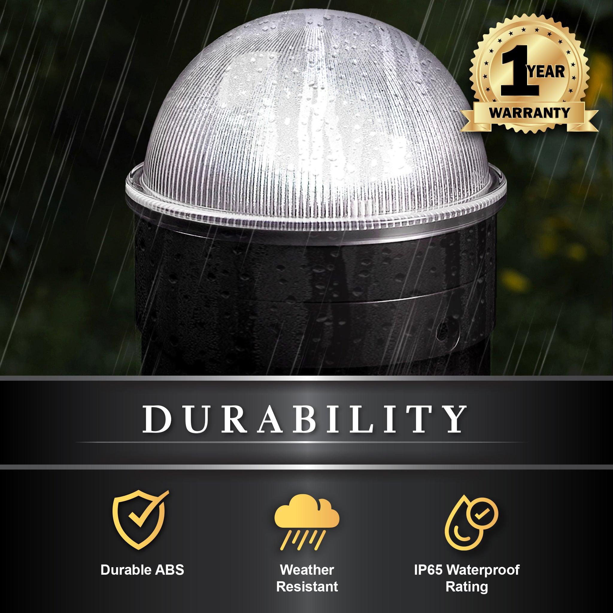 Summit Solar Post Cap - Black - Classy Caps Mfg. Inc.