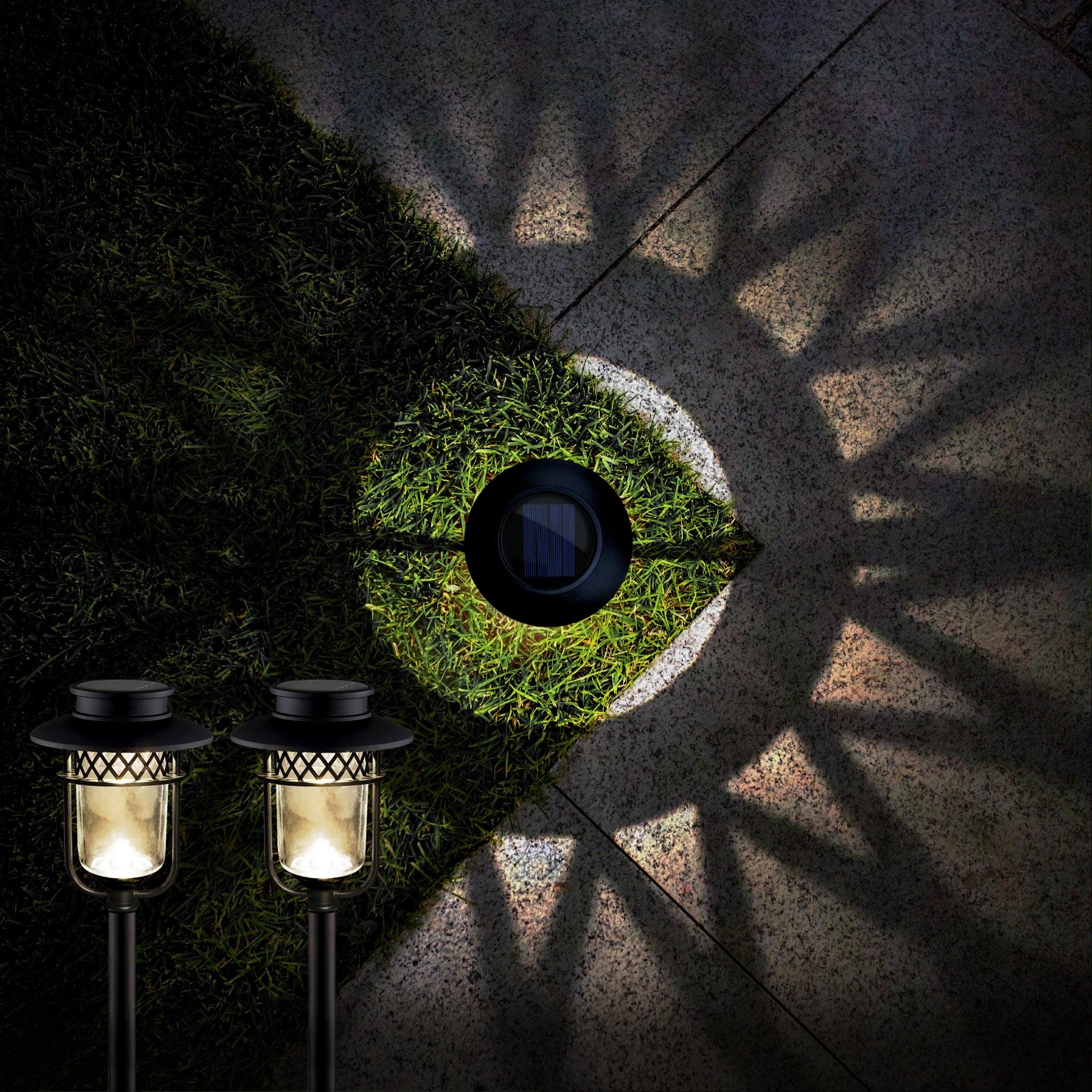 Black Stainless Steel Landscape, Path & Garden Light - 2 Pack - Classy Caps Mfg. Inc.