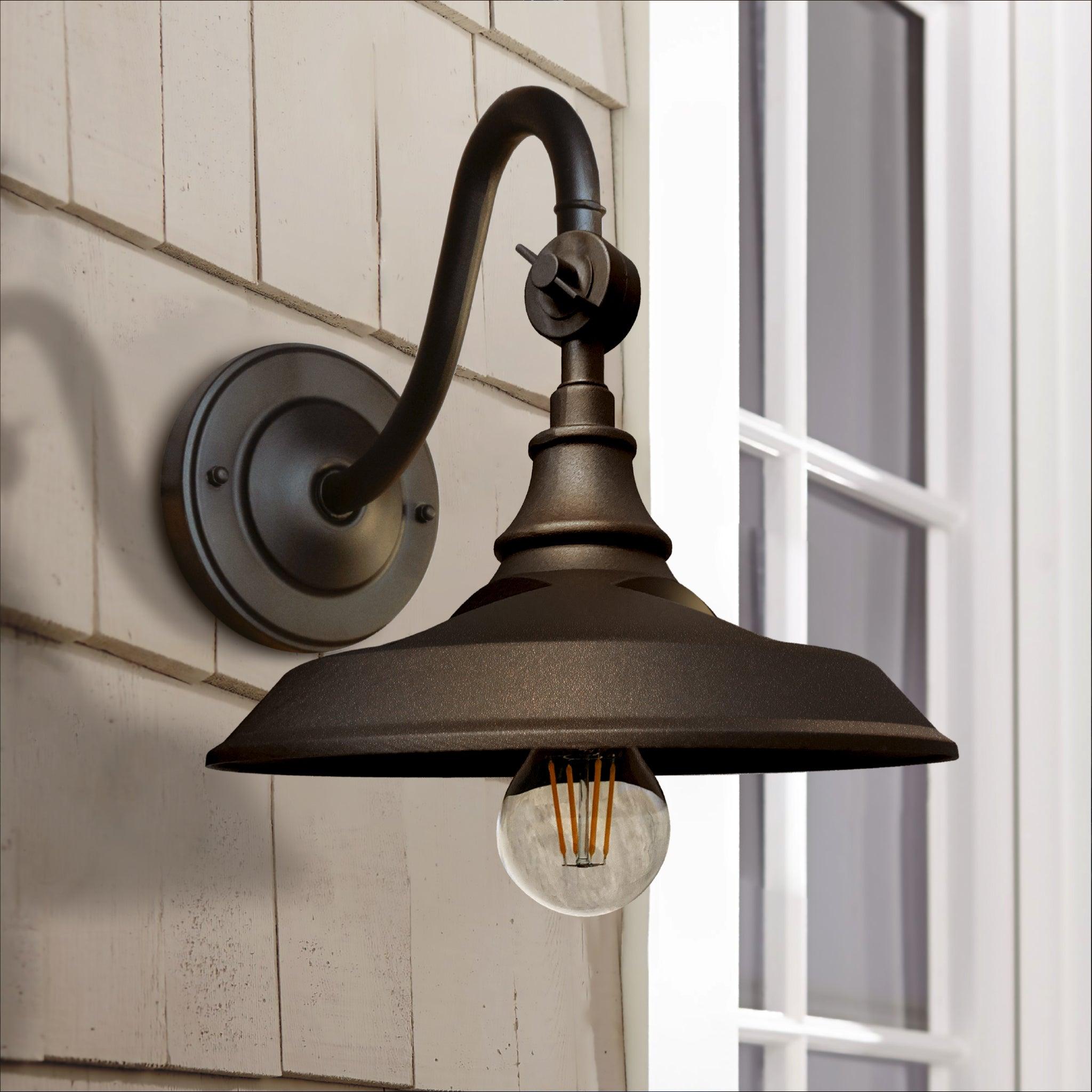 Solar Barn Light - Dark Bronze - Classy Caps Mfg. Inc.