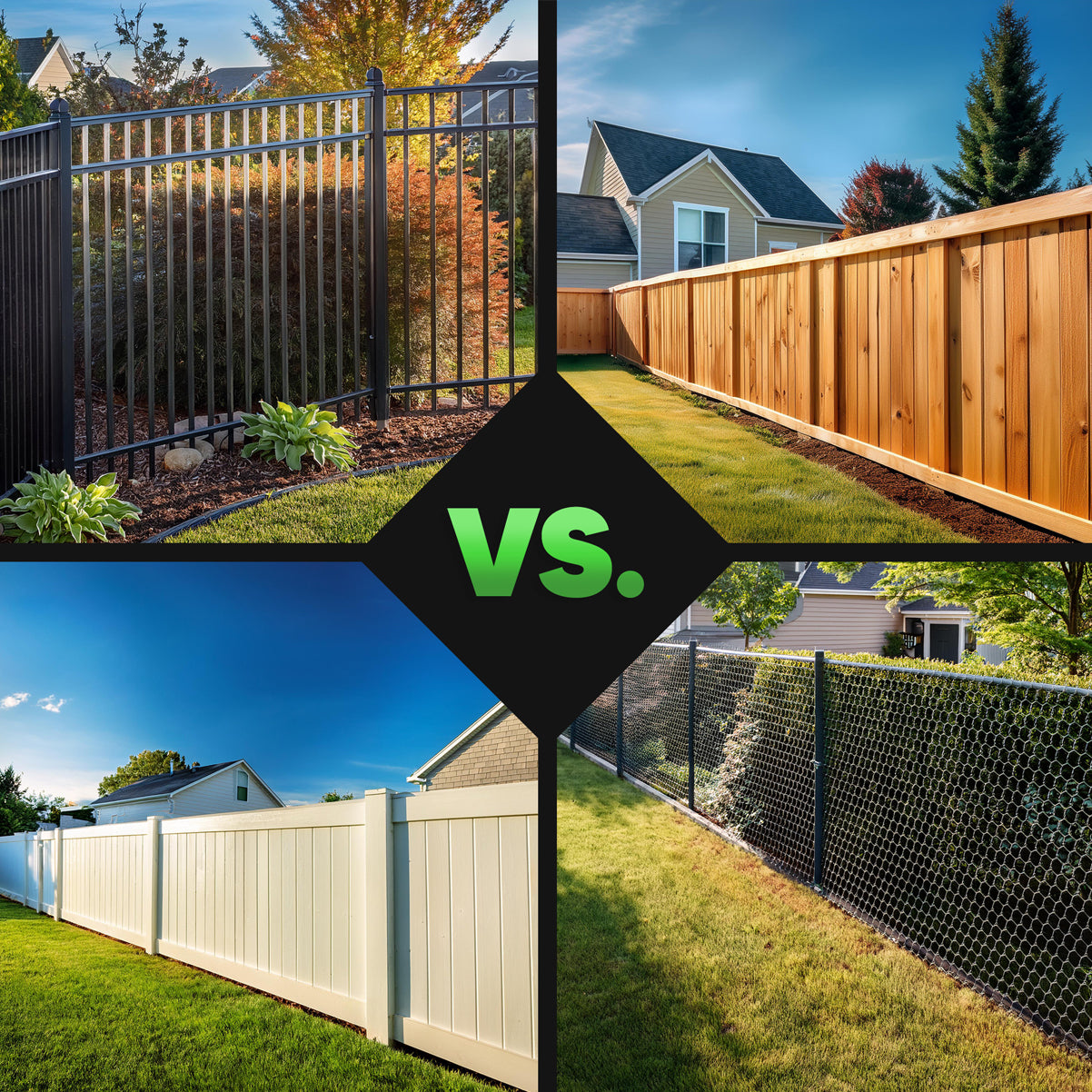 Types Of Vinyl Privacy Fences