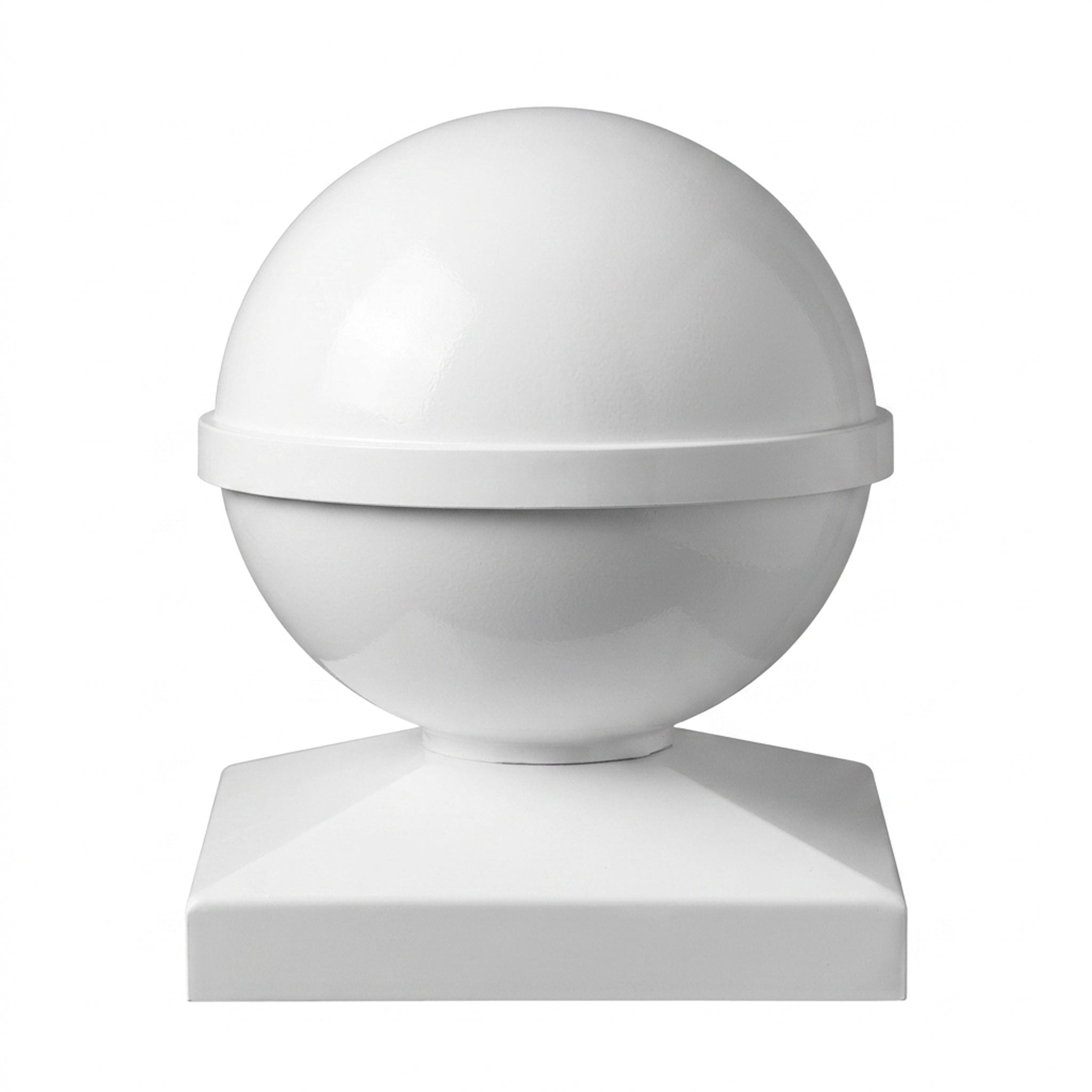 4x4 Ball PVC Post Cap