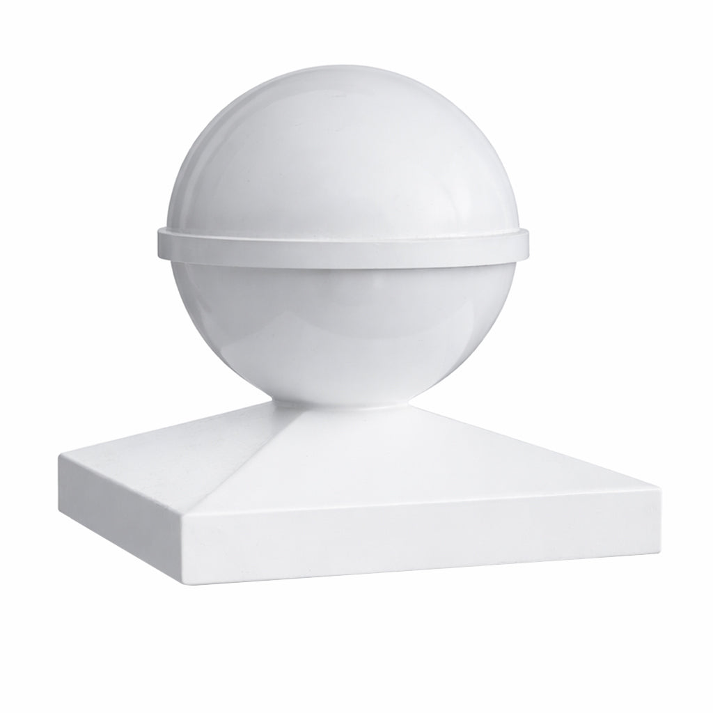 5x5 Ball PVC Post Cap