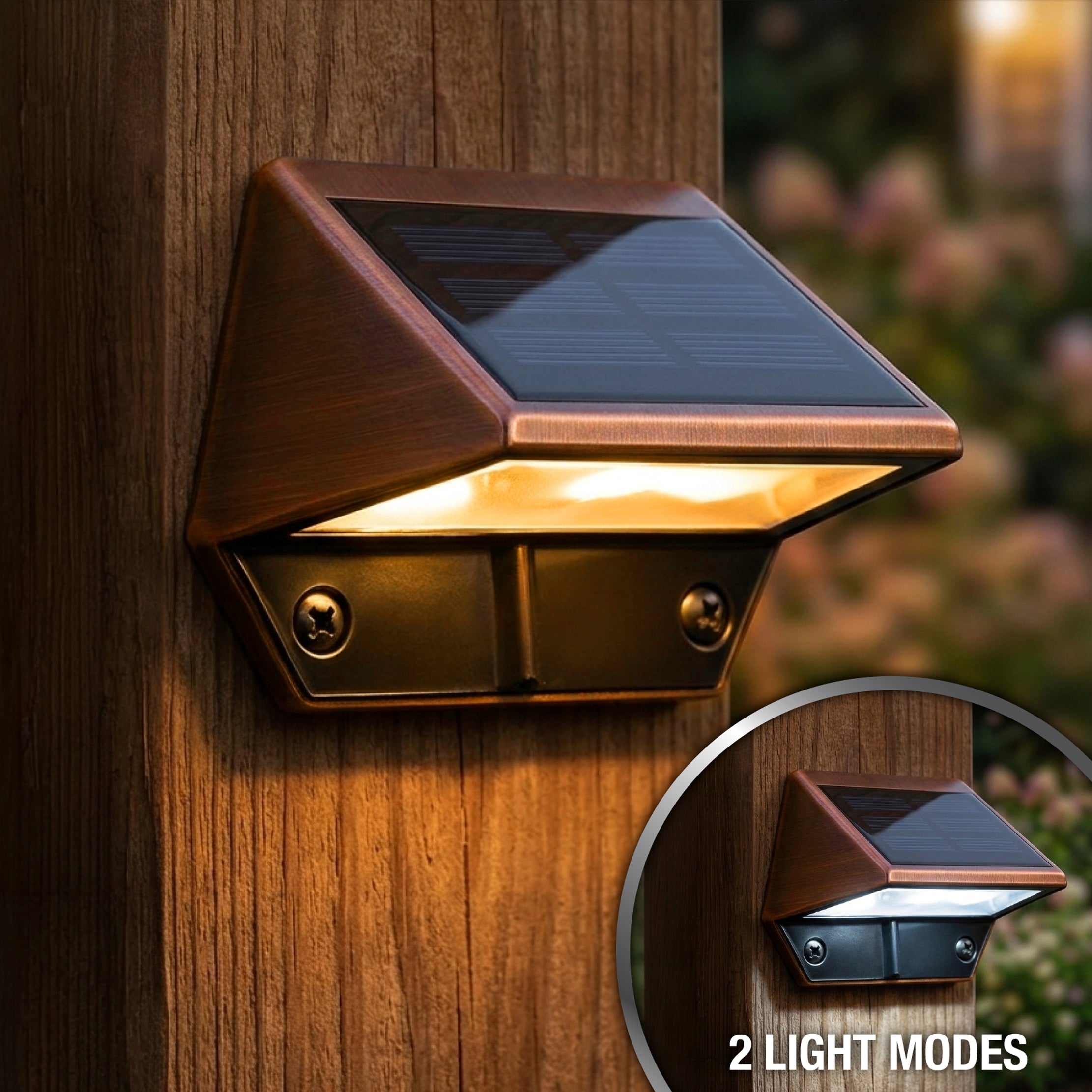 Copper Plated Deck & Wall Light