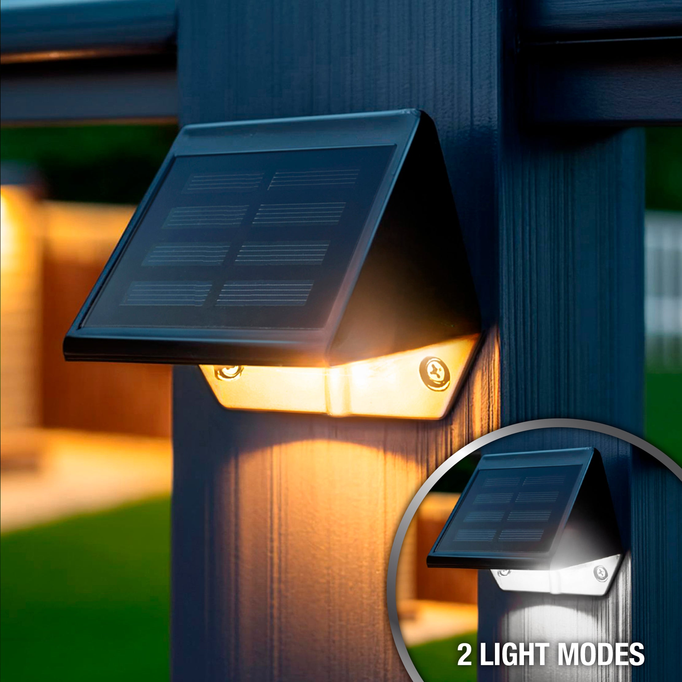 Black Aluminum Deck & Wall Light