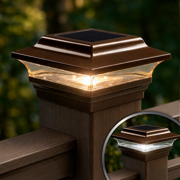 Imperial Solar Post Cap - Bronze SL211R