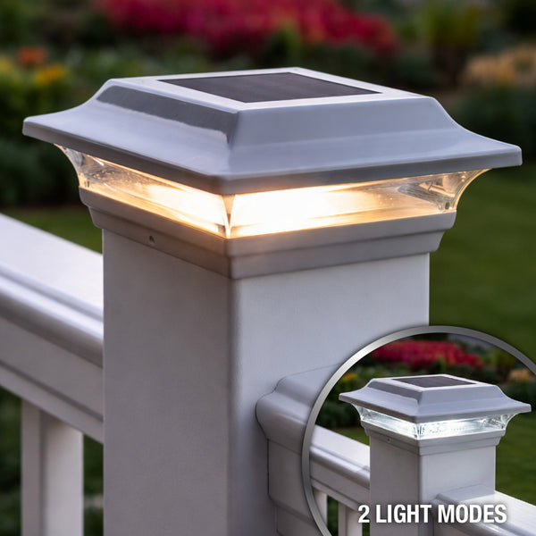 Imperial Solar Post Cap - White SL211W