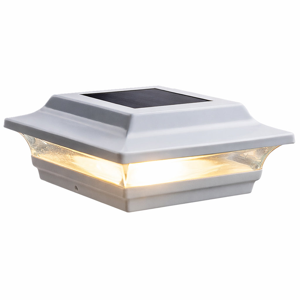 Casquillo de poste solar imperial - Blanco SL211W