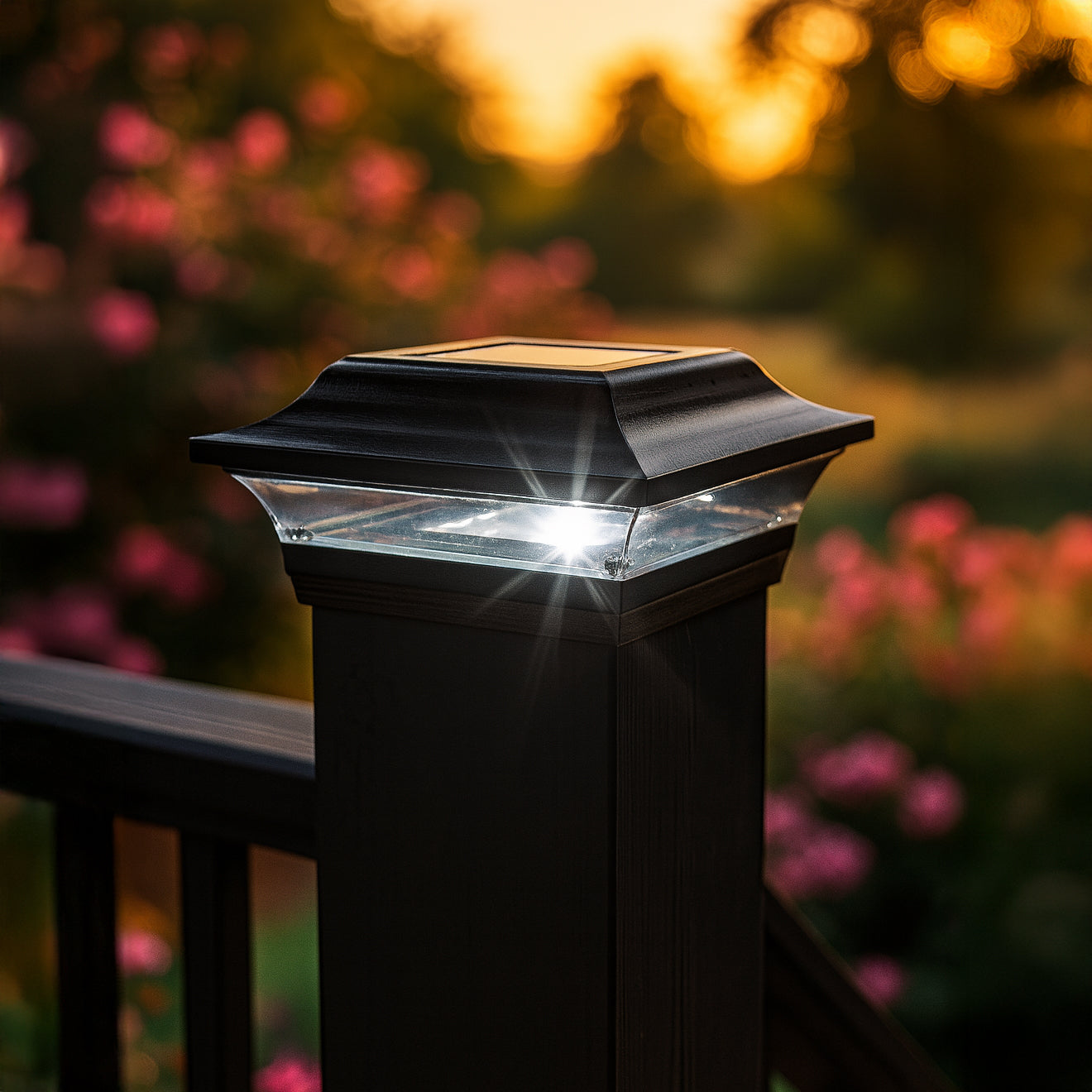 Imperial Solar Post Cap - Black SL214B