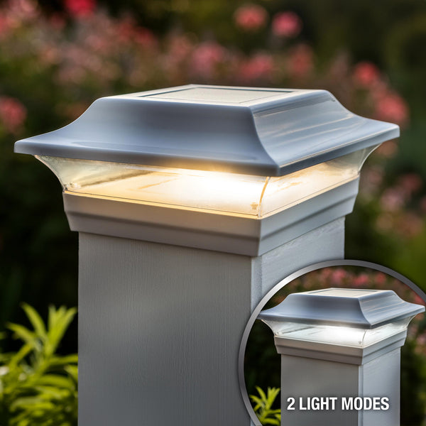 Imperial Solar Post Cap - White SL214W