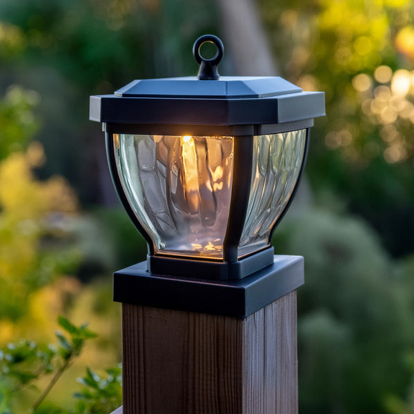 Manchester Solar Post Cap - Dark Bronze