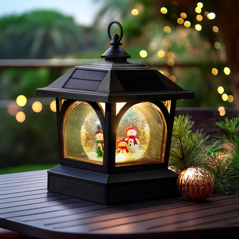 Classy Caps Solar Holiday Globe Lantern  