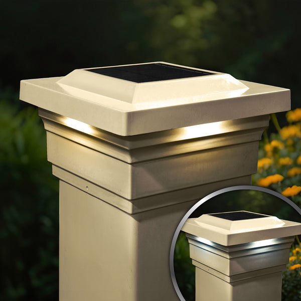 Majestic Solar Post Cap - Tan