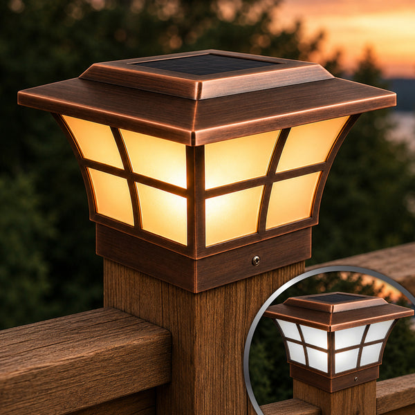 Prestige Solar Post Cap - Copper Electroplated SLO79C