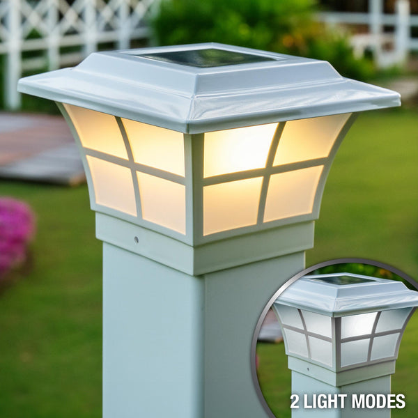 Prestige Solar Post Cap - White SLO79W