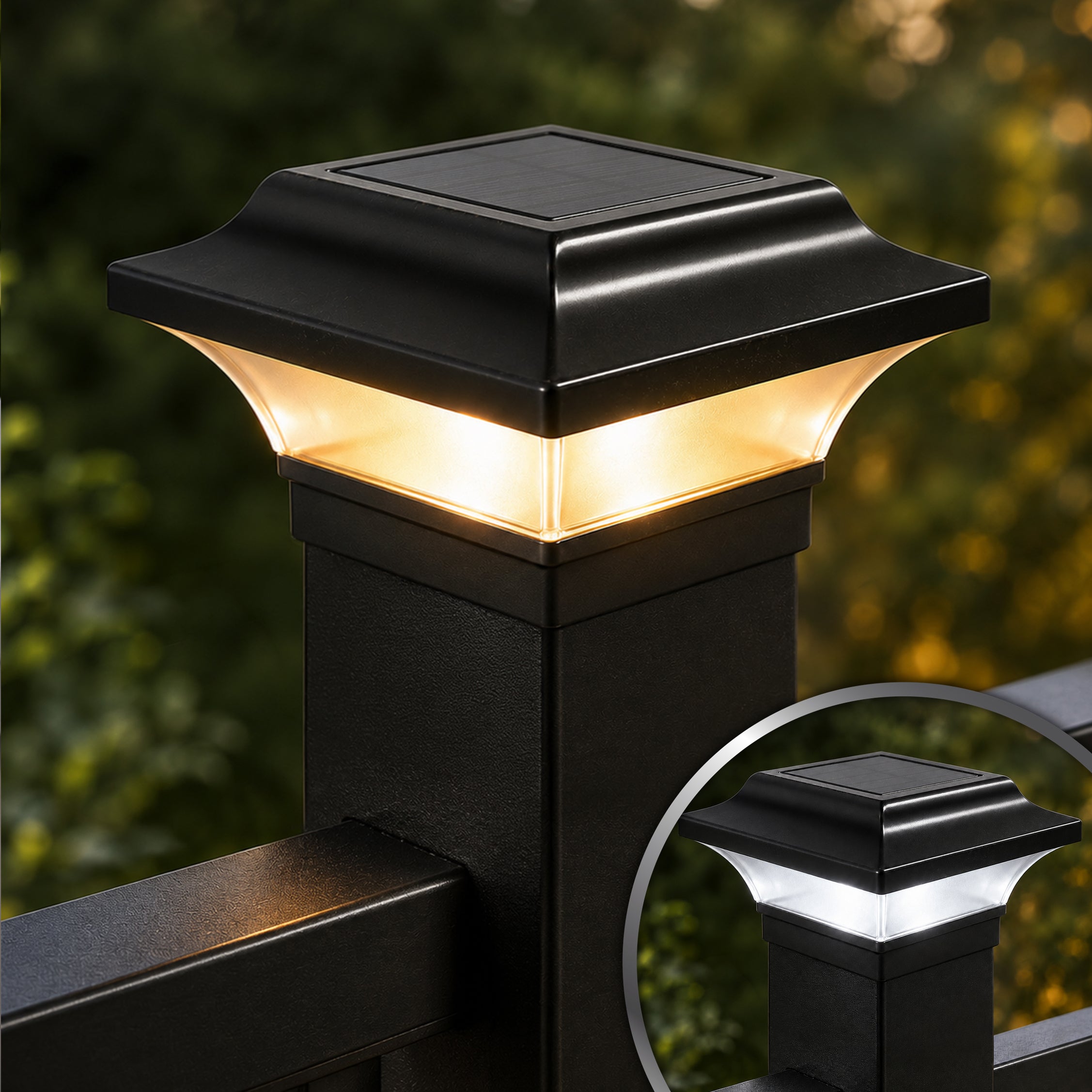 Imperial Solar Post Cap - Black SLO82B