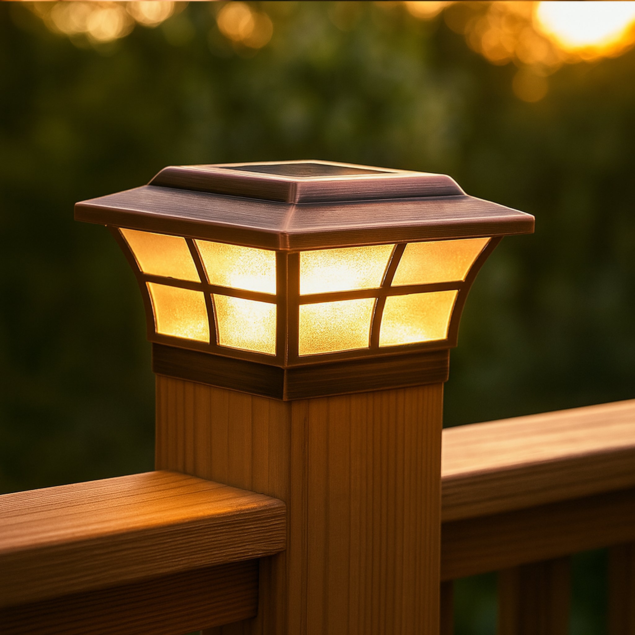 Prestige Solar Post Cap - Copper Electroplated SLO86