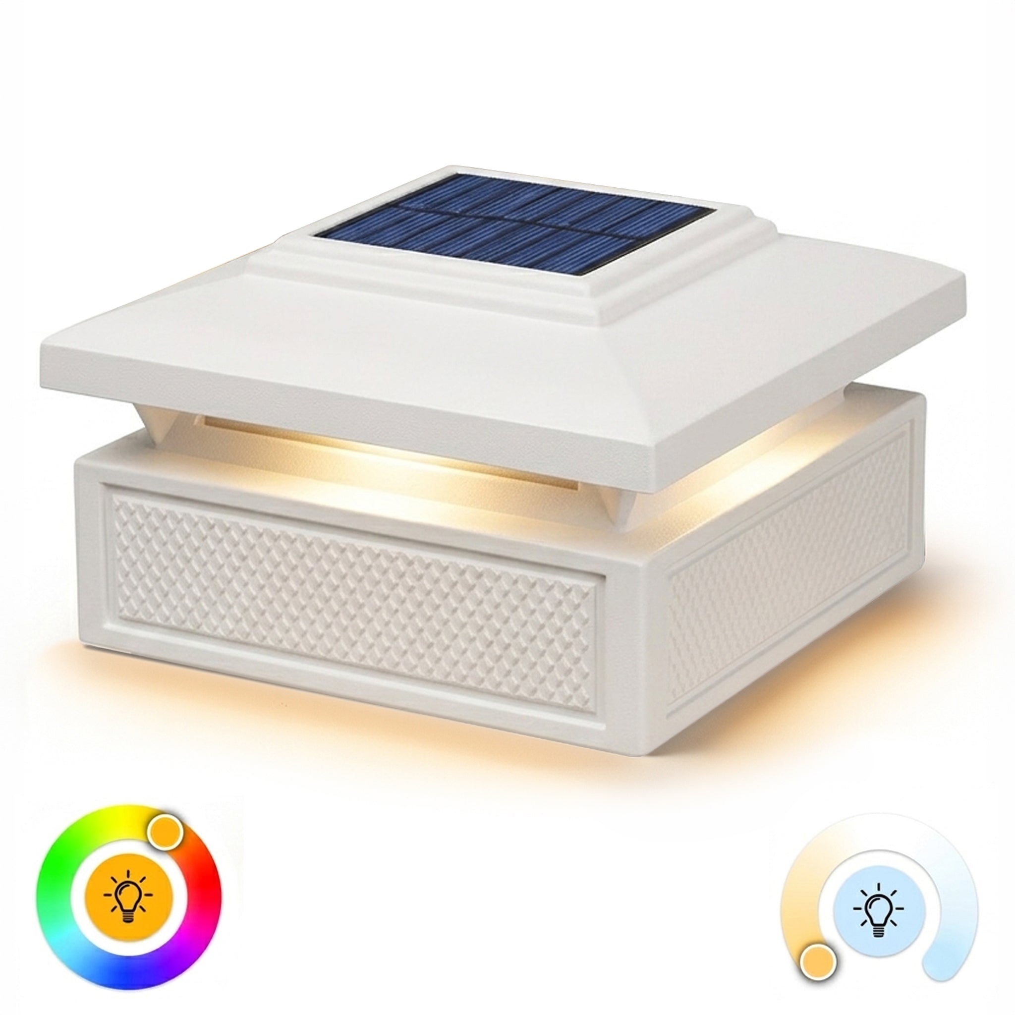 Lumineer Smart Solar Post Cap - White