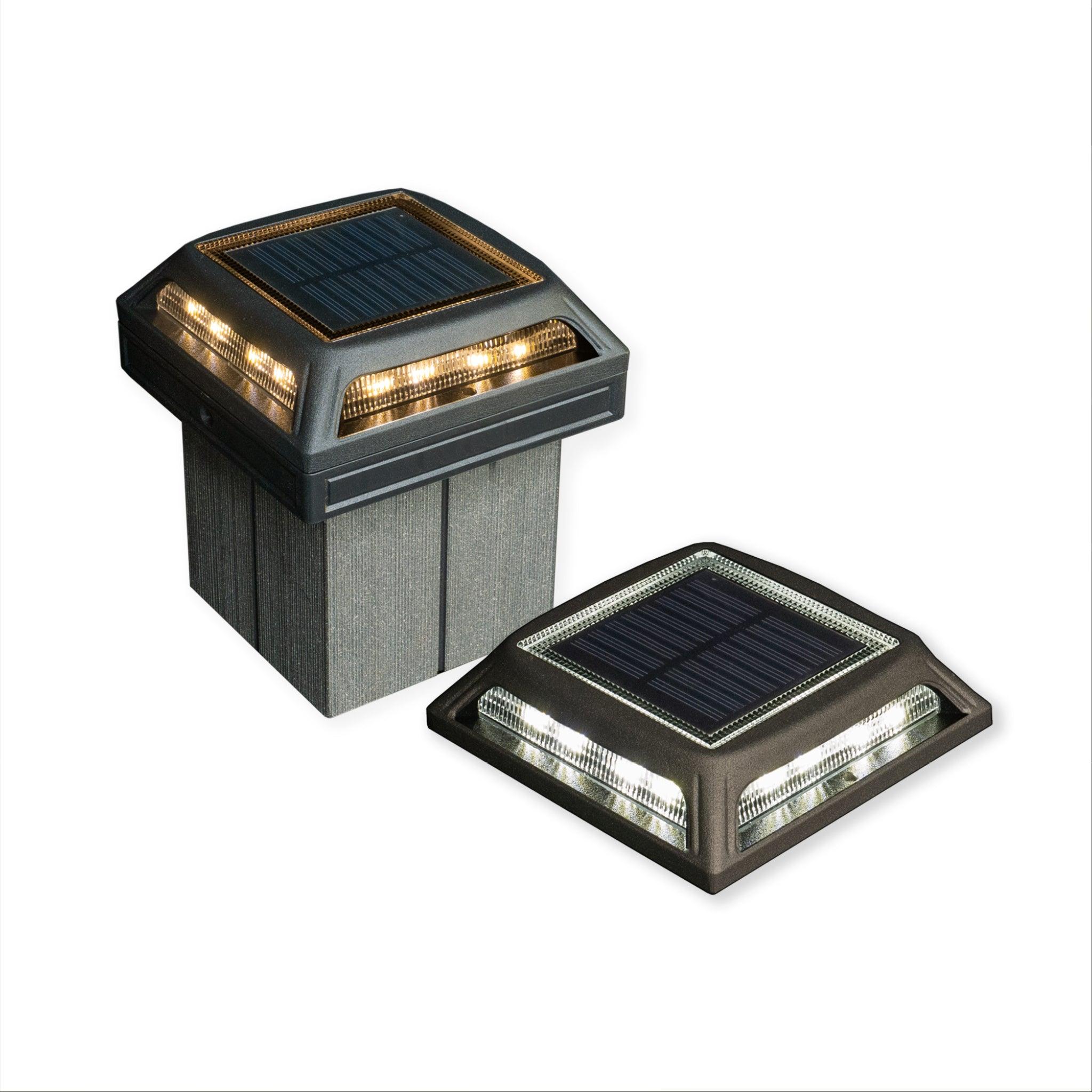 Muskoka Universal Solar Dock/Deck & Post Cap Light - Black - Classy Caps Mfg. Inc.