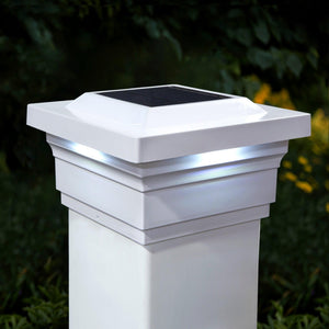 Majestic Solar Post Cap - White