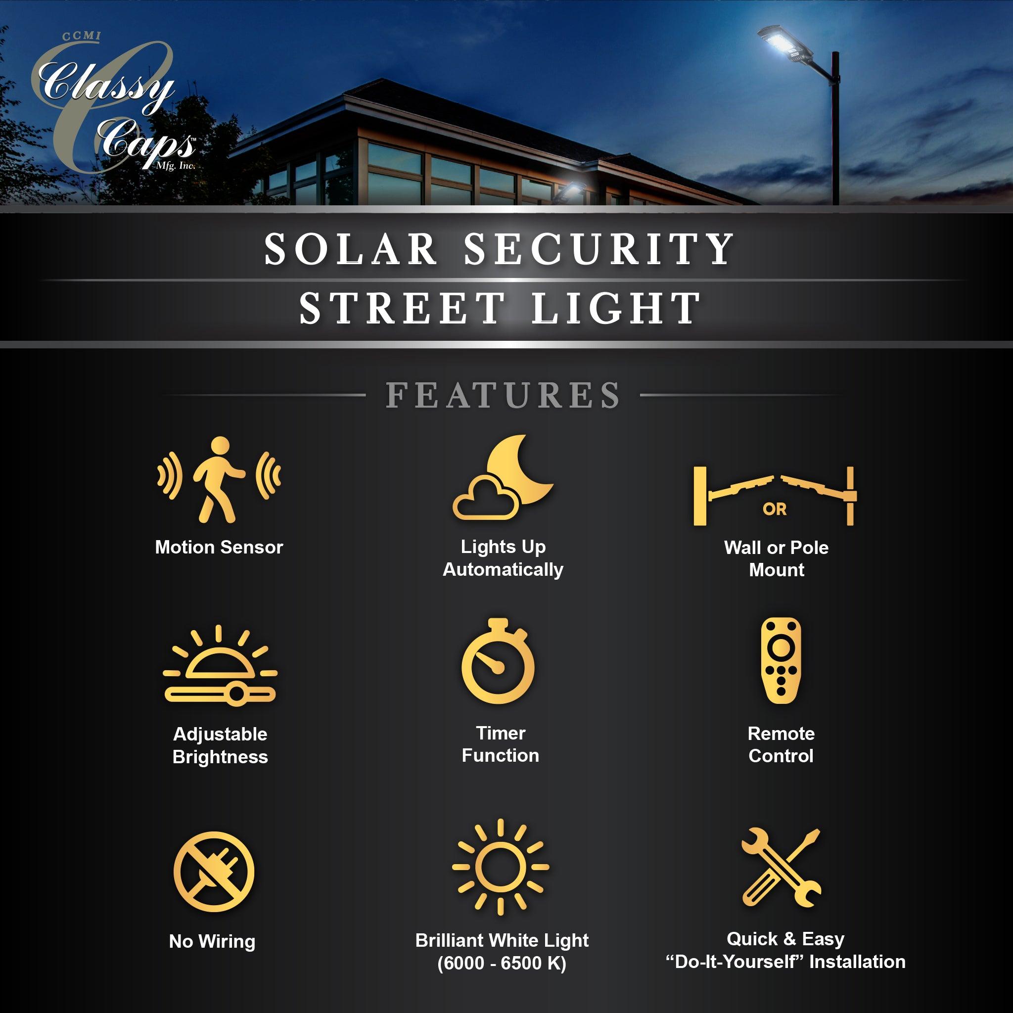 Solar Security Street Light